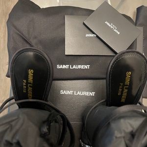 Saint Laurent Gloria Sandal Heels